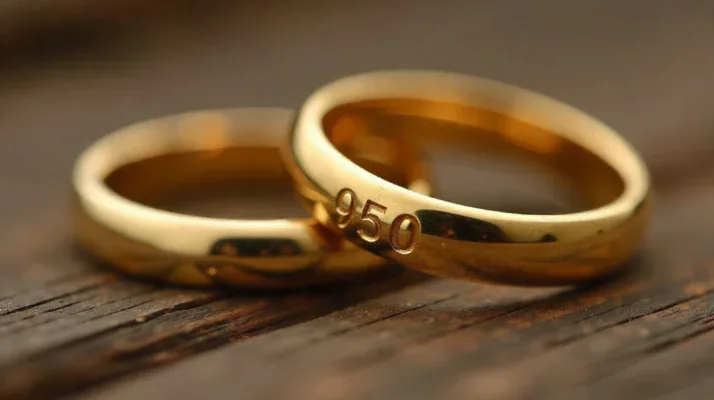 Sebuah cincin imitasi mengalami kerusakan