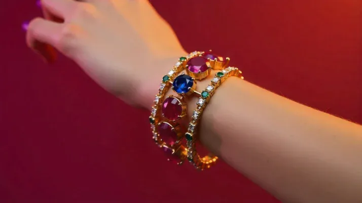 cara memakai gelang emas