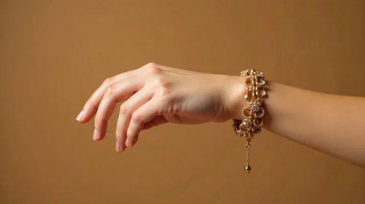 Pemakaian gelang di pergelangan tangan kanan atau kiri