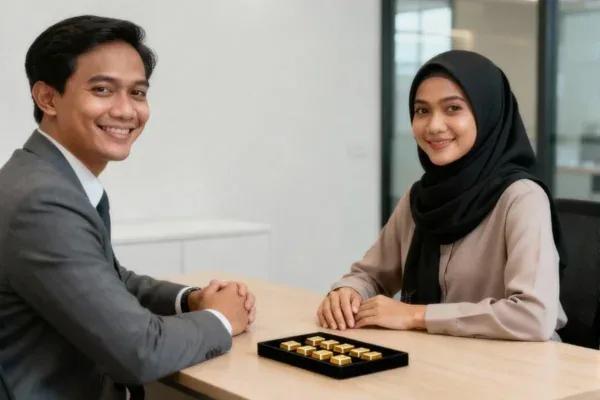 cara gadai emas di Pegadaian syariah