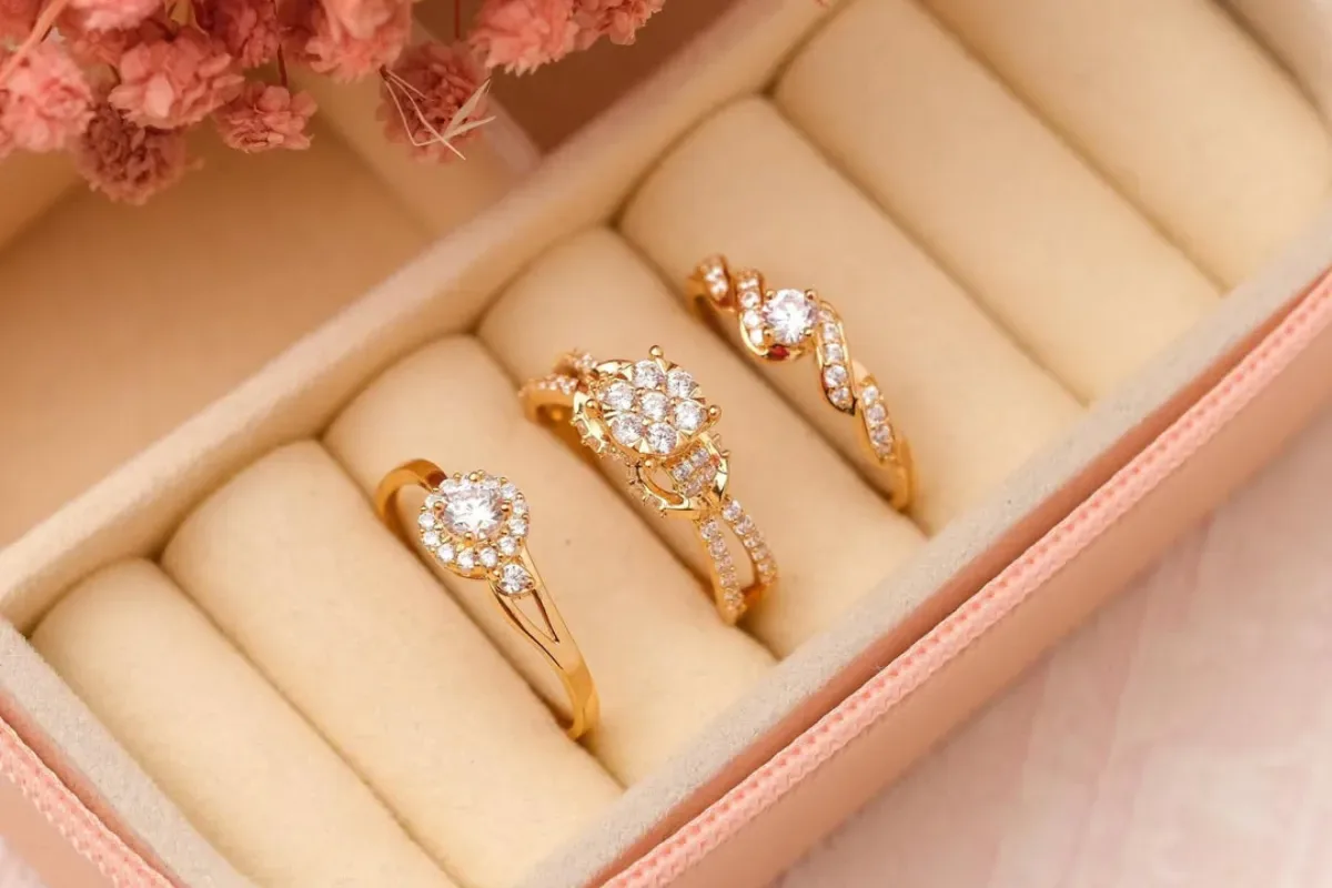 Cincin emas asli