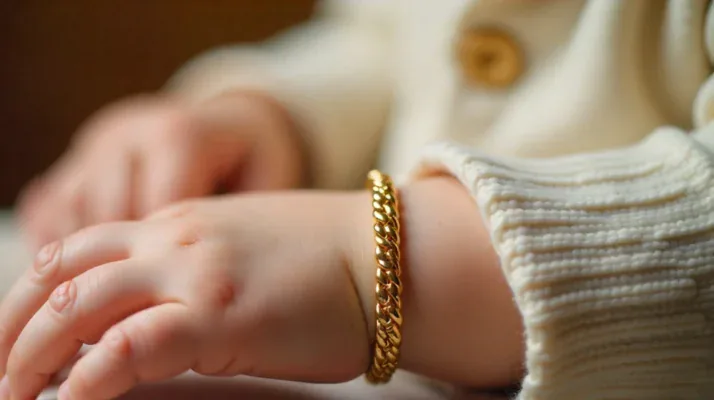 Model Gelang Emas untuk Bayi