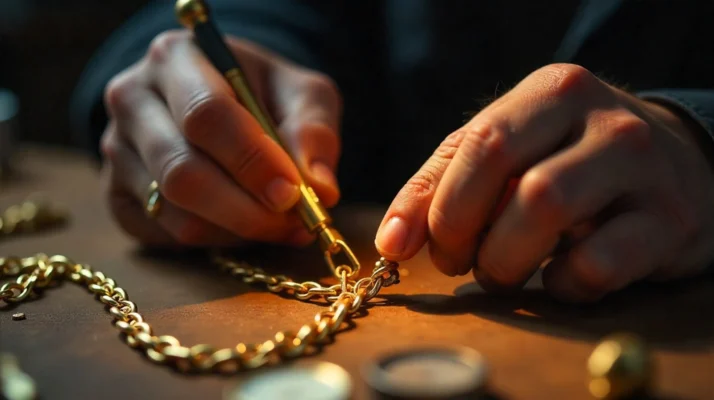 kalung emas Anda putus